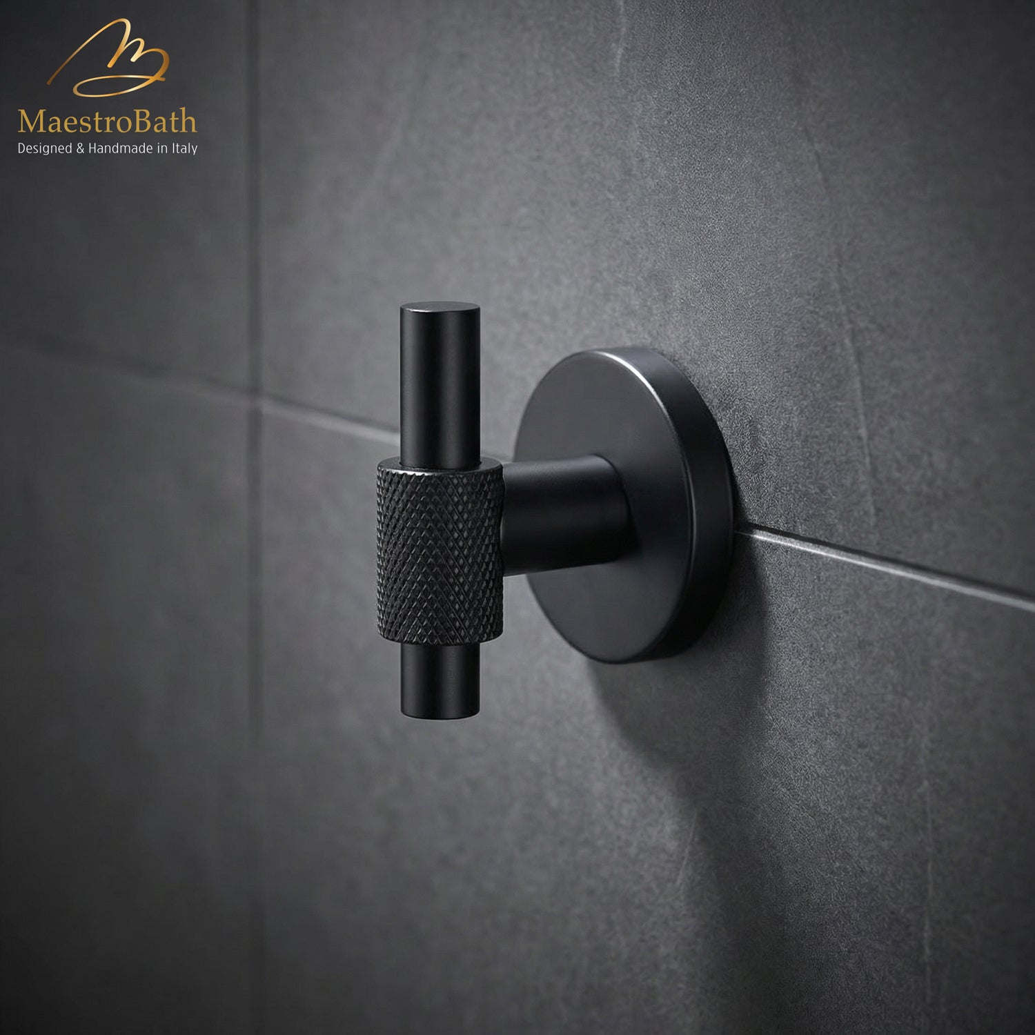 Avant Modern Robe Hook #color_black