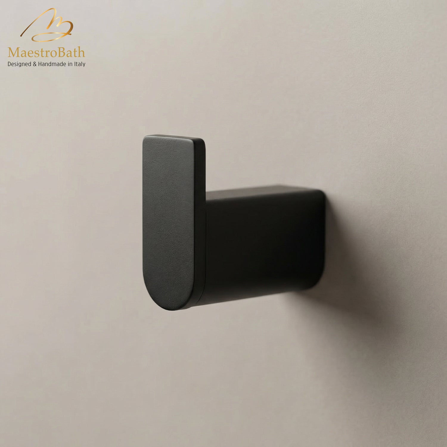Linear Minimal Robe Hook #color_black