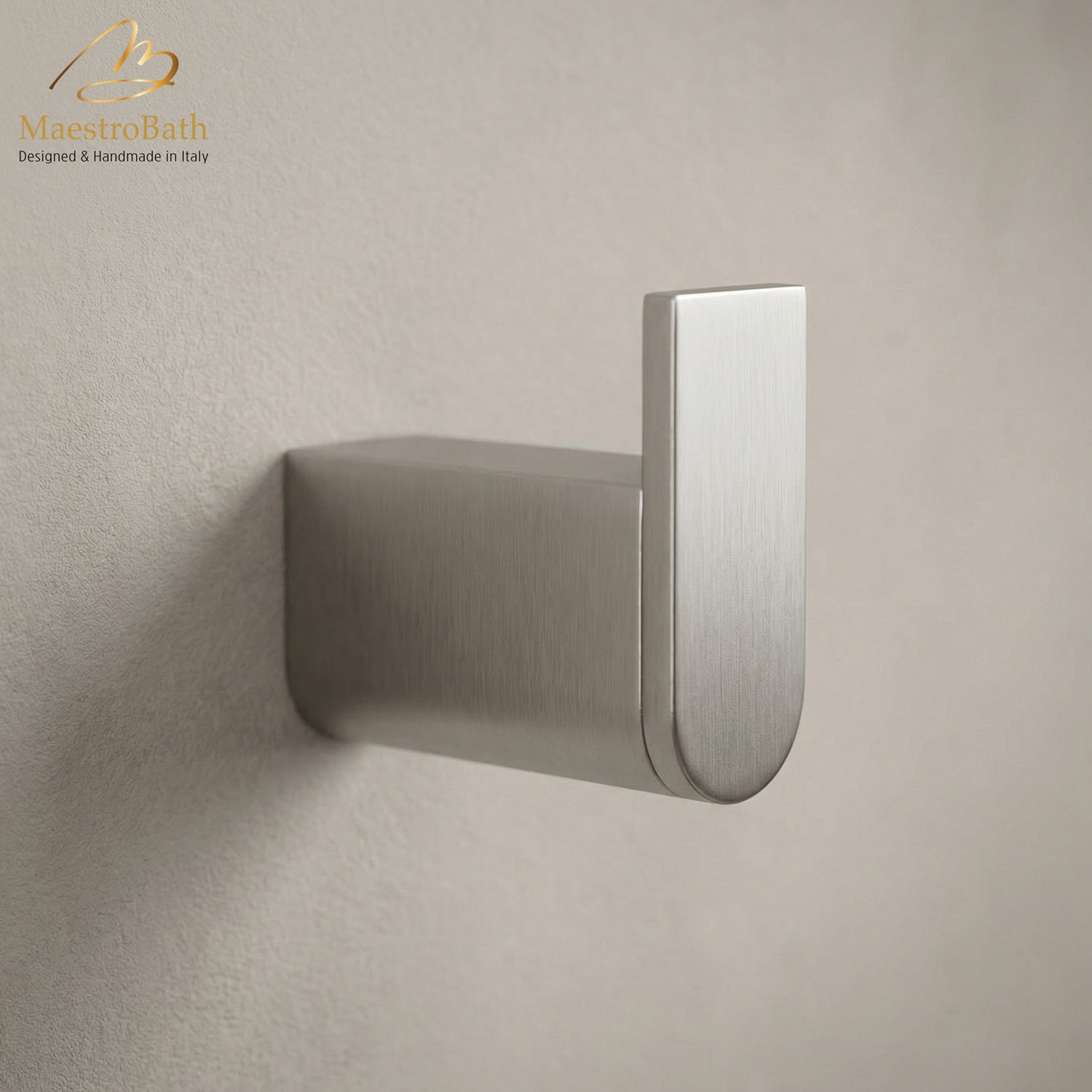 Linear Minimal Robe Hook #color_brushed nickel