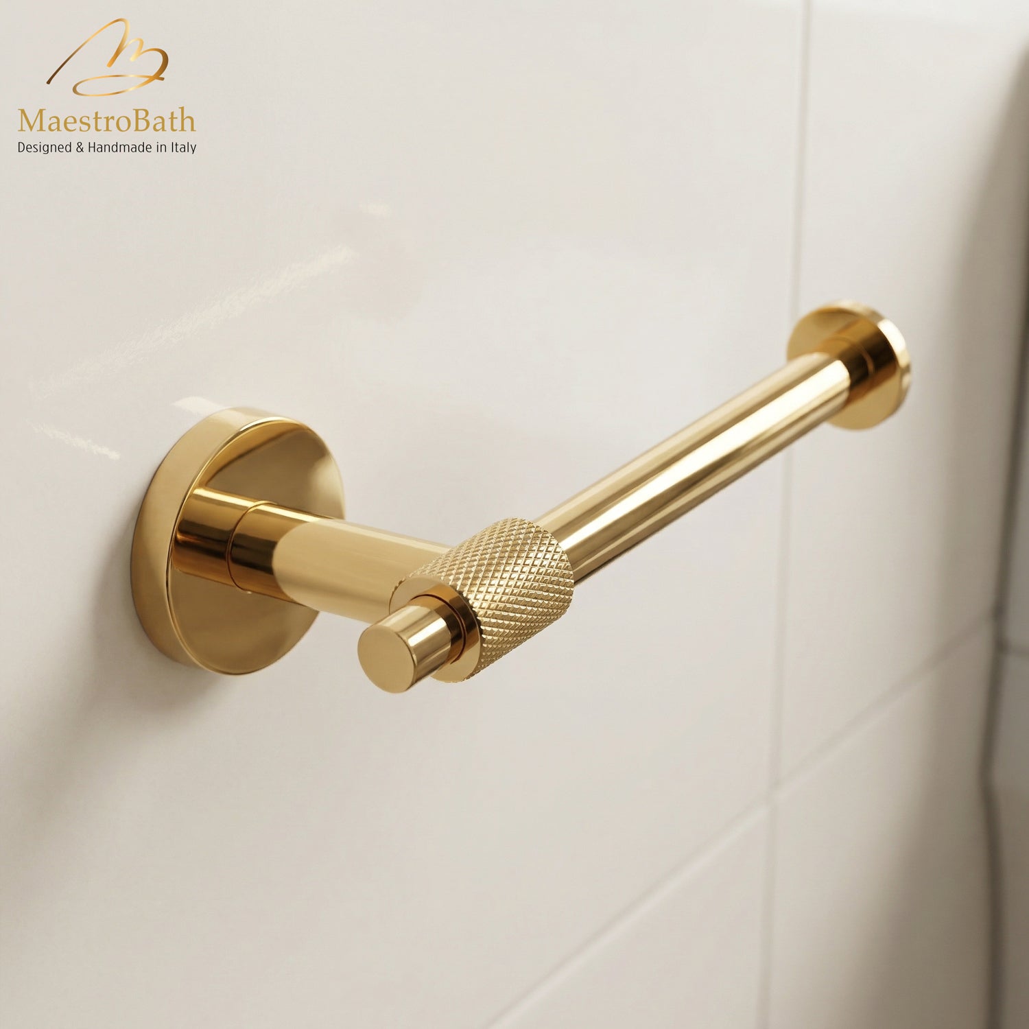 Avant Modern Toilet Paper Holder #color_polished gold
