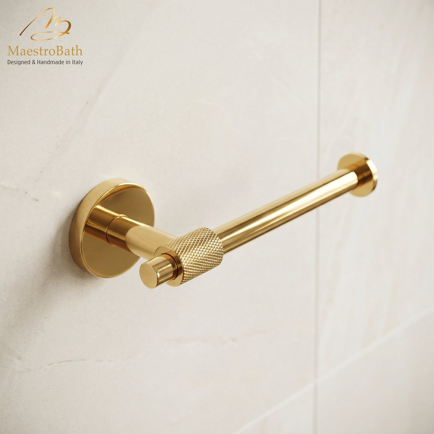 Avant Modern Toilet Paper Holder #color_polished gold