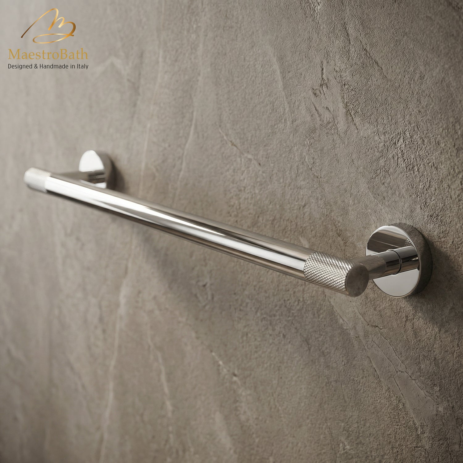 Forward 24” Towel Bar #color_polished chrome