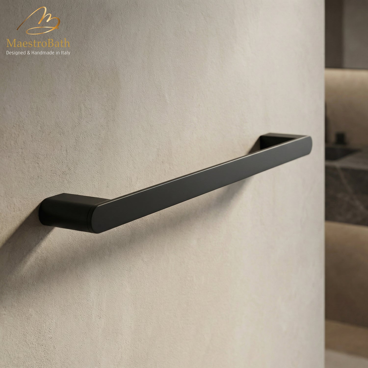 Linear 24” Towel Bar #color_black