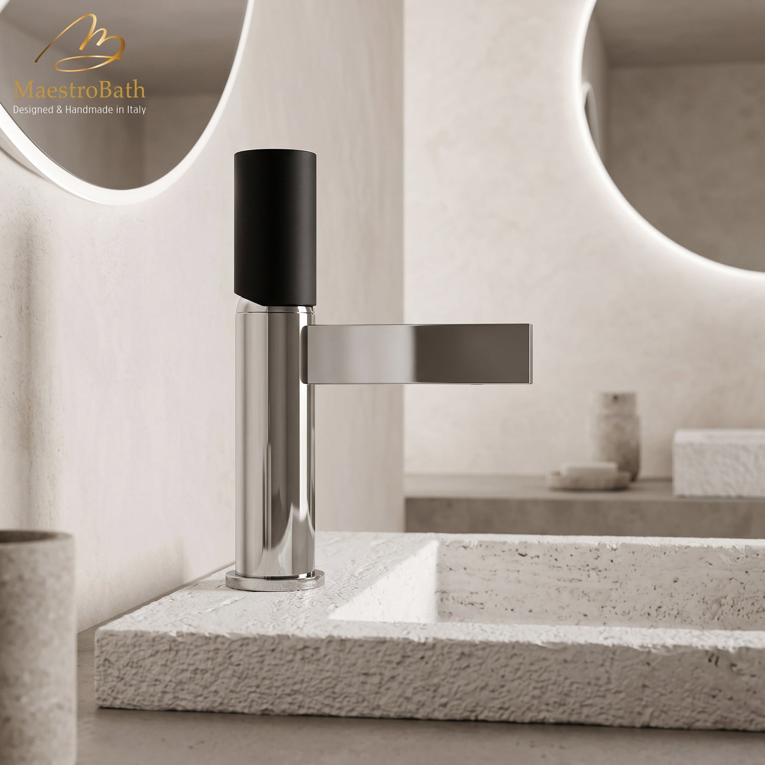 Modern Waterfall Single-Hole Bathroom Faucet