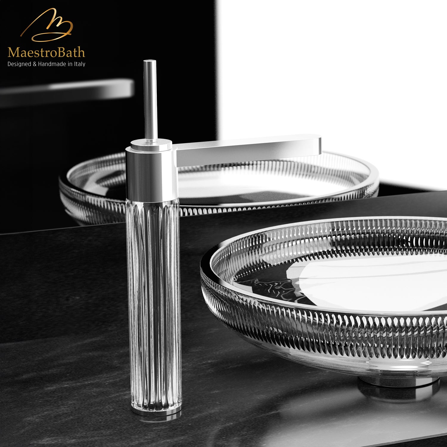 Clivia XL Luxury Bathroom Faucet #color_satin nickel