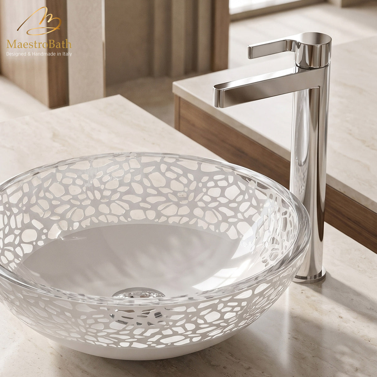 Luxury Italian Bathroom Sink Faucet #color_polished chrome