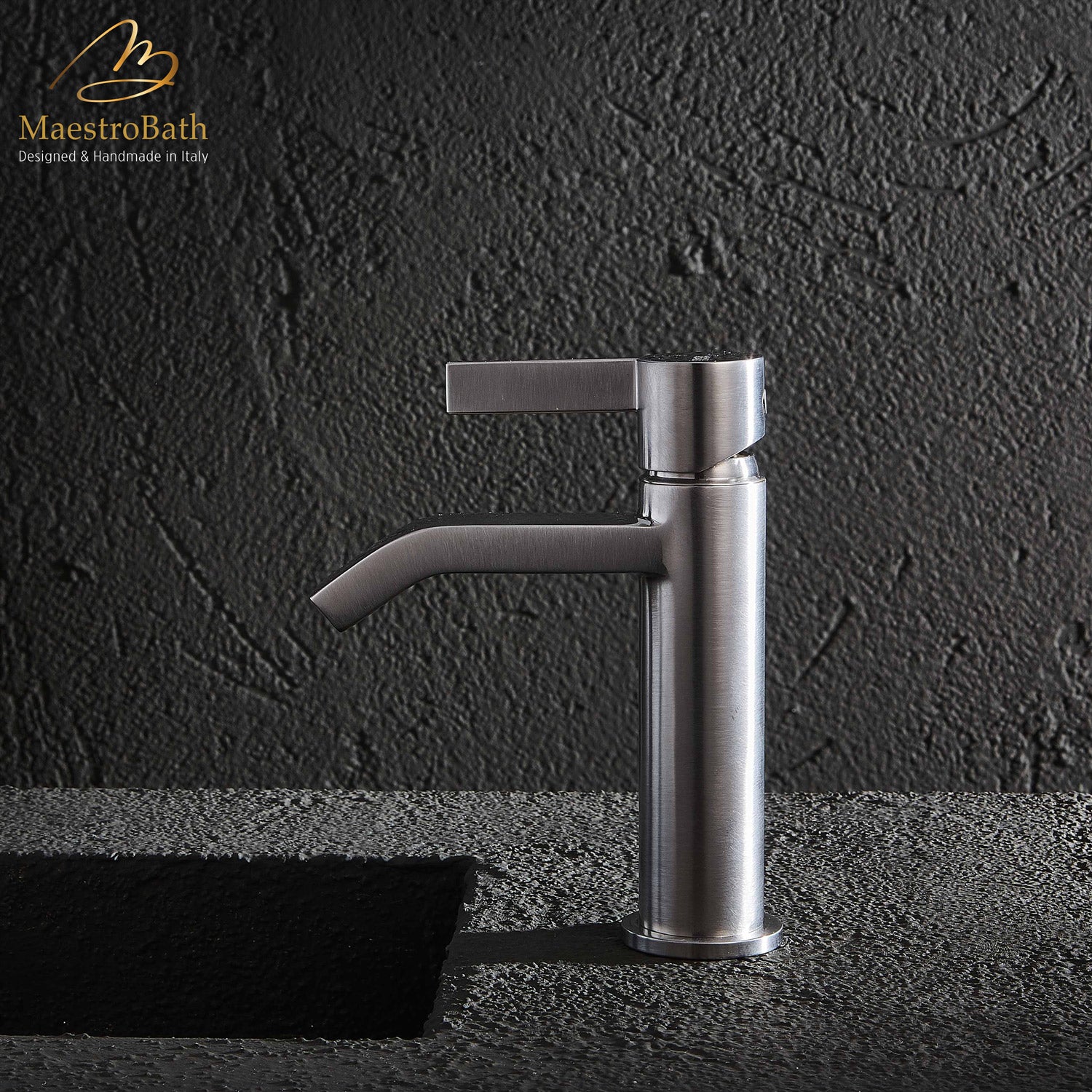 Single Lever Basin Mixer Faucet #color_brushed nickel