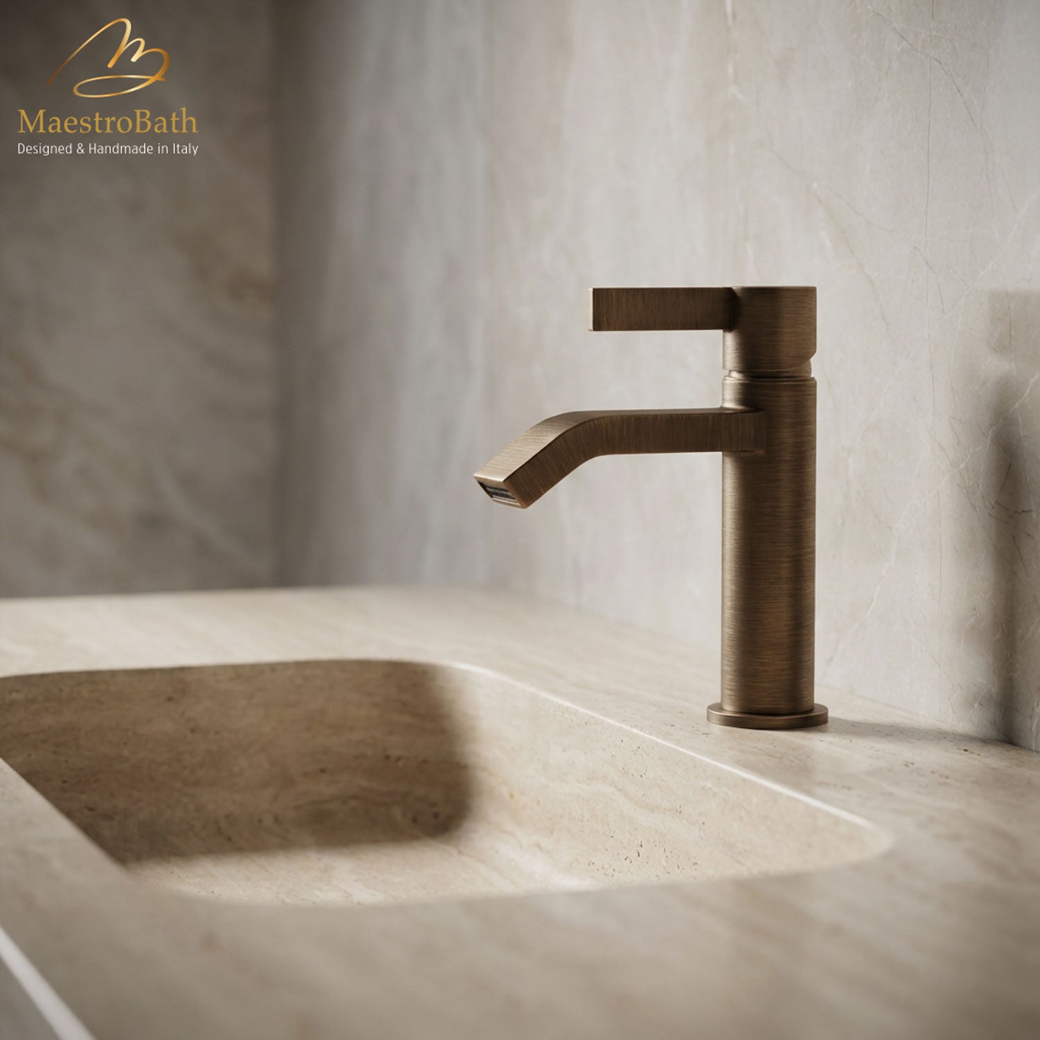 Single Lever Basin Mixer Faucet #color_Tabacco