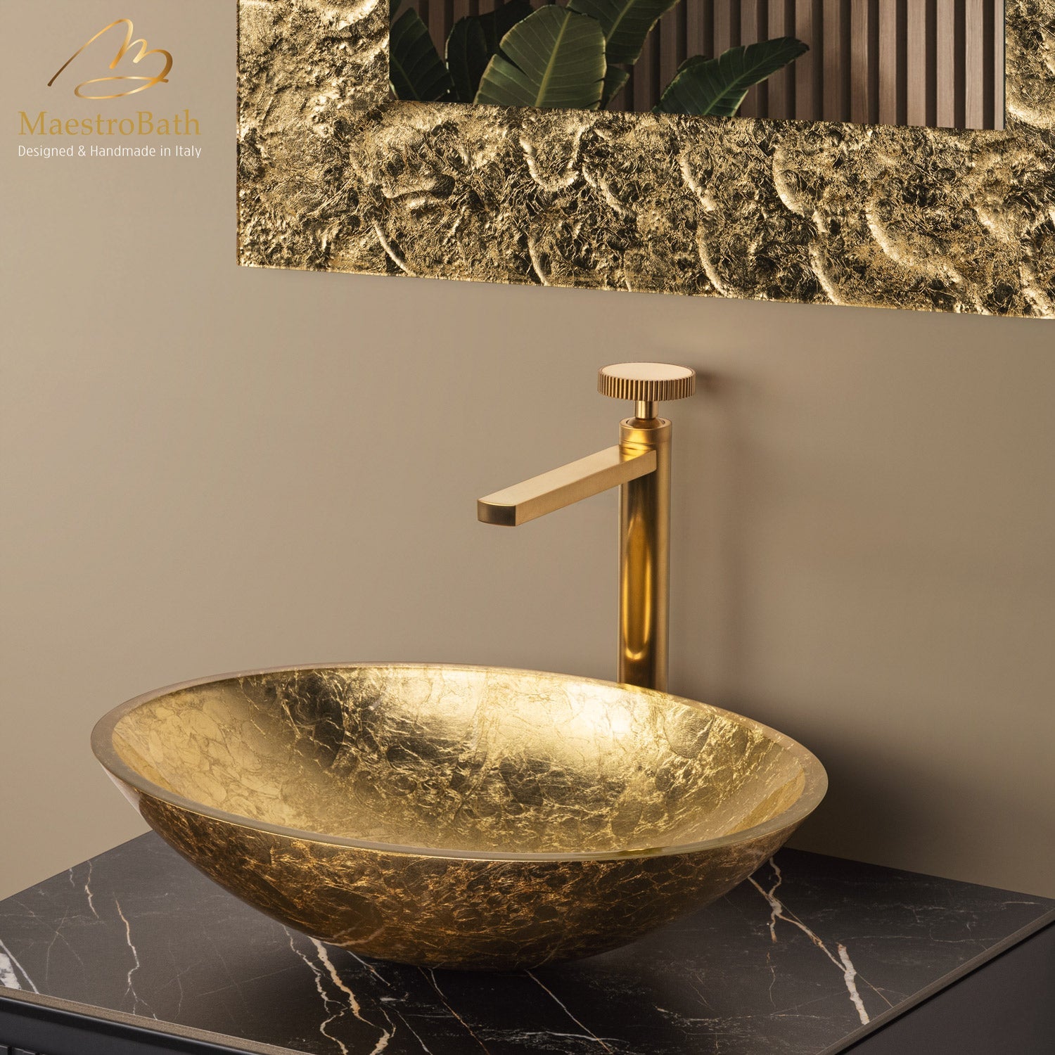 Primo High Luxury Bathroom Faucet #color_brushed gold