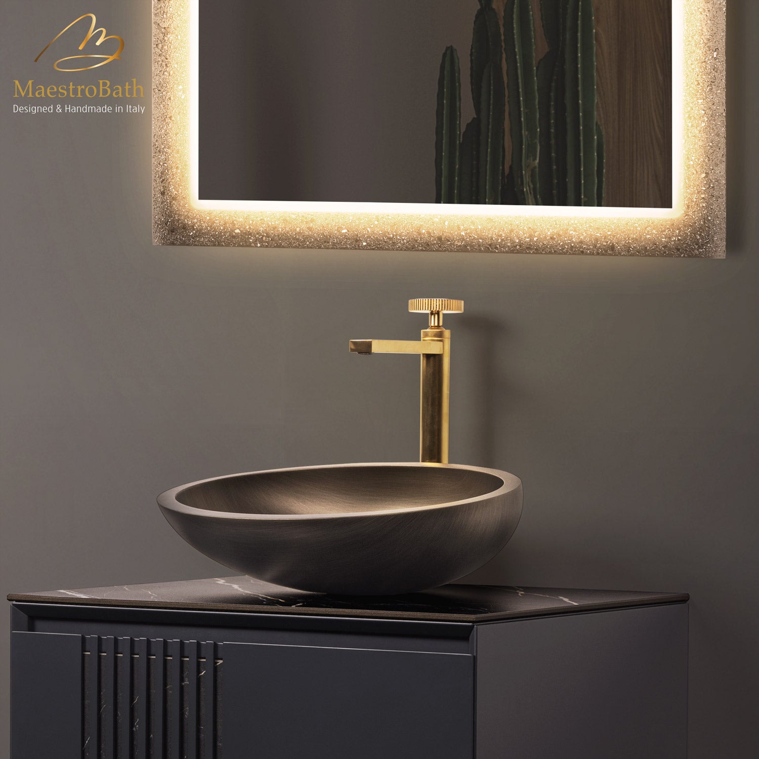 Primo High Luxury Bathroom Faucet #color_brushed gold