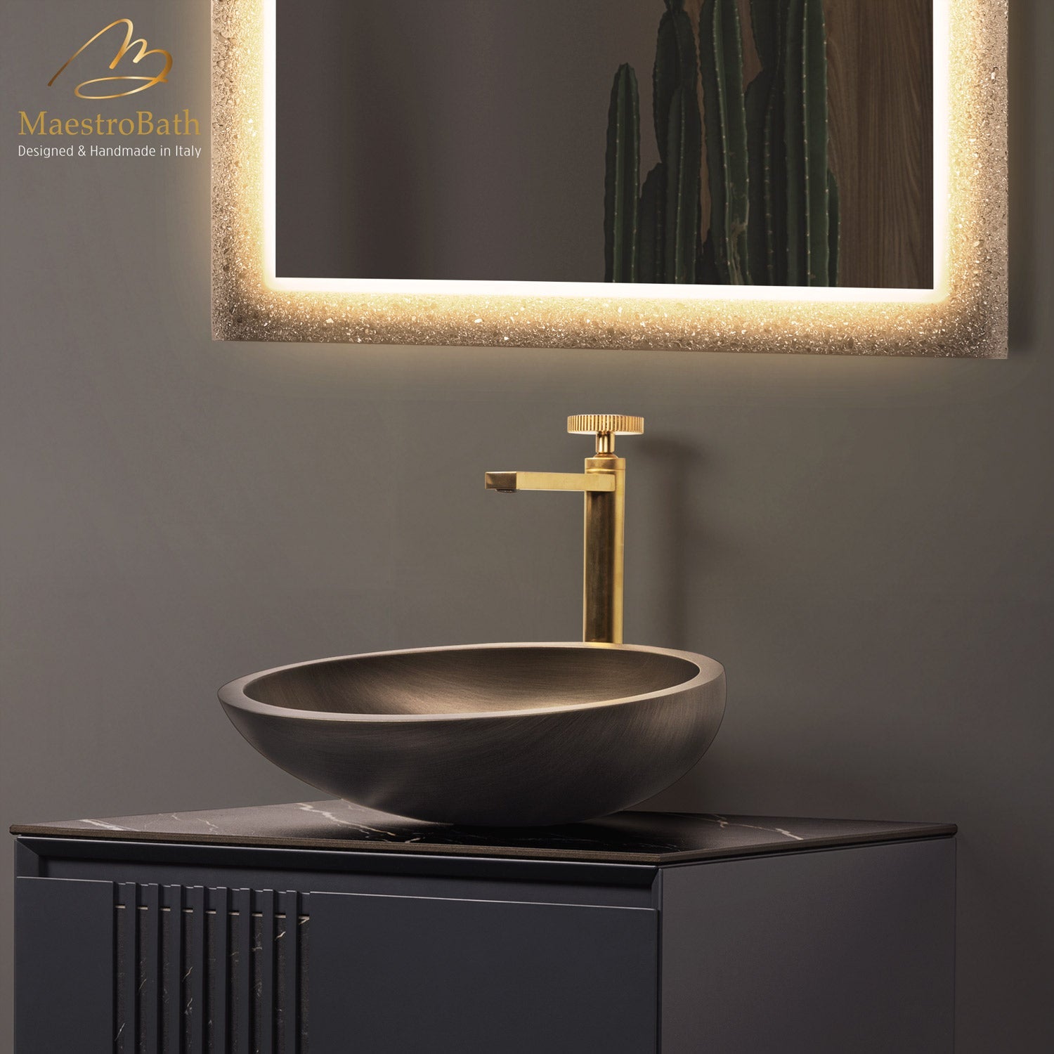 Primo High Luxury Bathroom Faucet #color_brushed gold