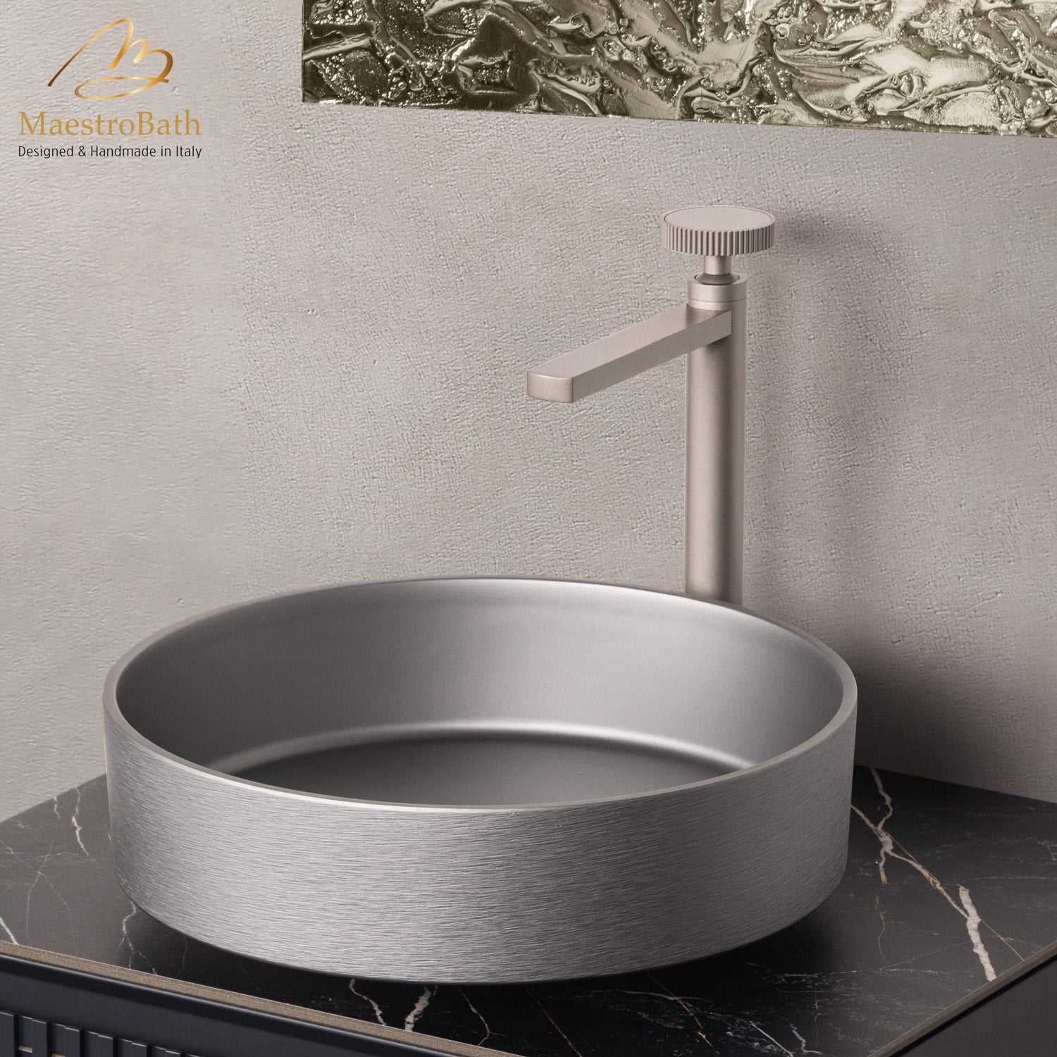 Primo High Luxury Bathroom Faucet #color_matte nickel