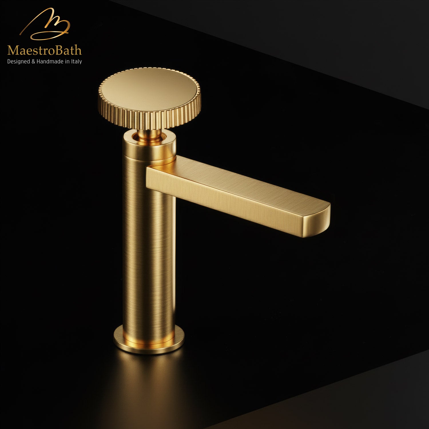 Preziosa Luxury Bathroom Faucet | Brushed Gold #color_brushed gold