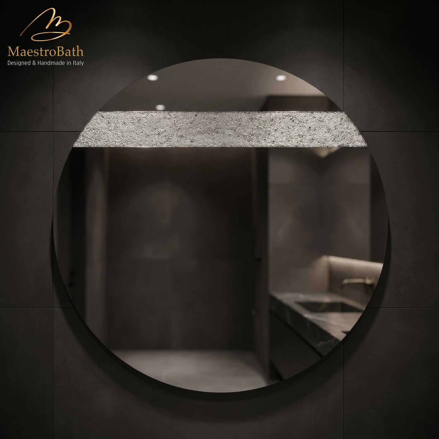 Luxury Crystal Bathroom Mirror