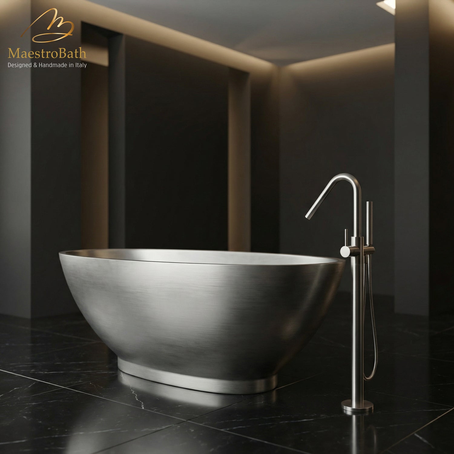 KOOL Luxury Freestanding Bathtub | Silver