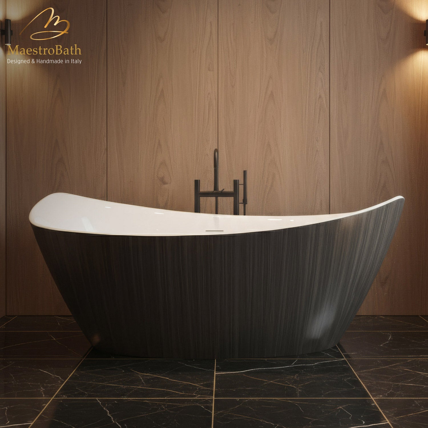 Nouh Luxury Freestanding Bathtub | Bronze