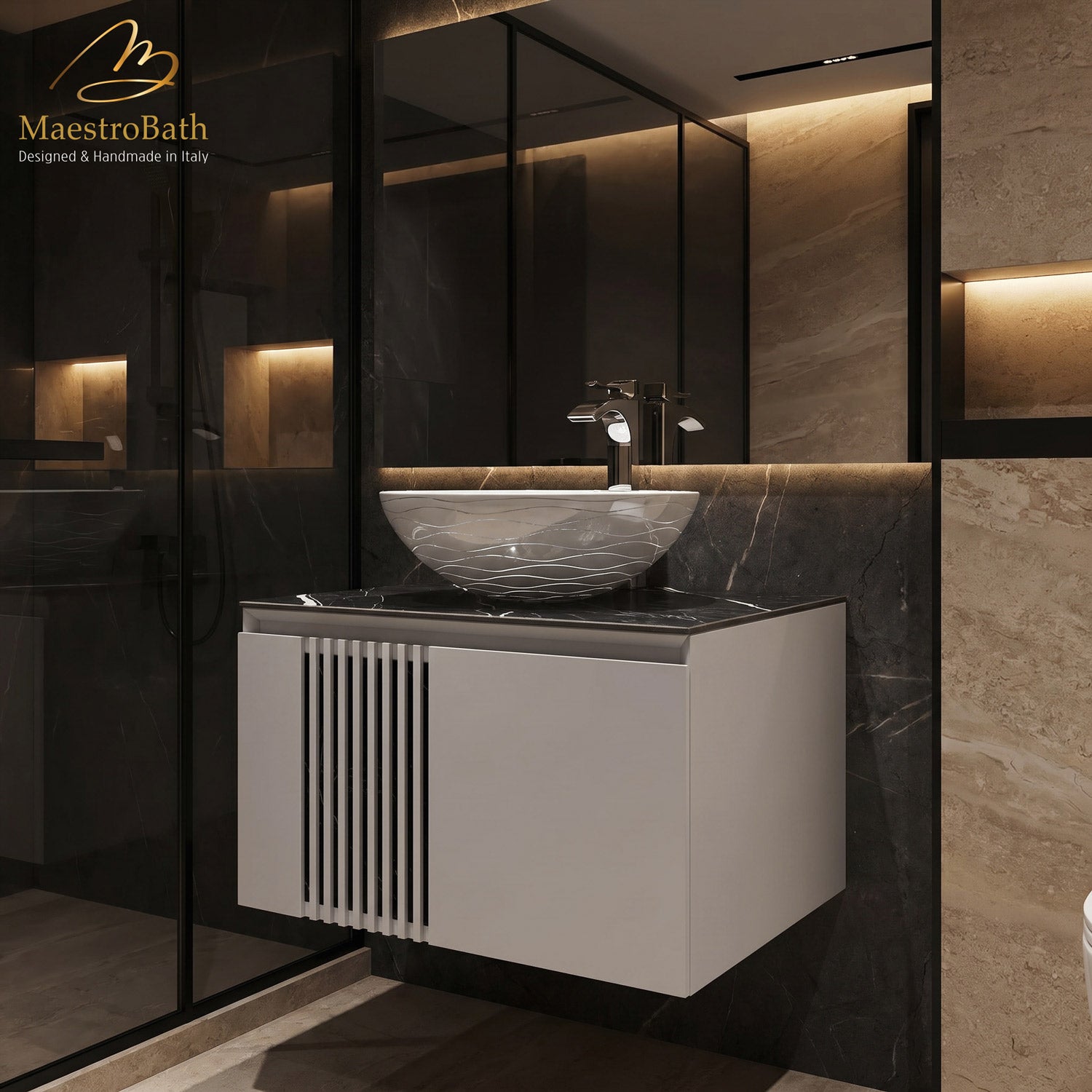 Mantua Bathroom Vanity | White #size_24" #color_white