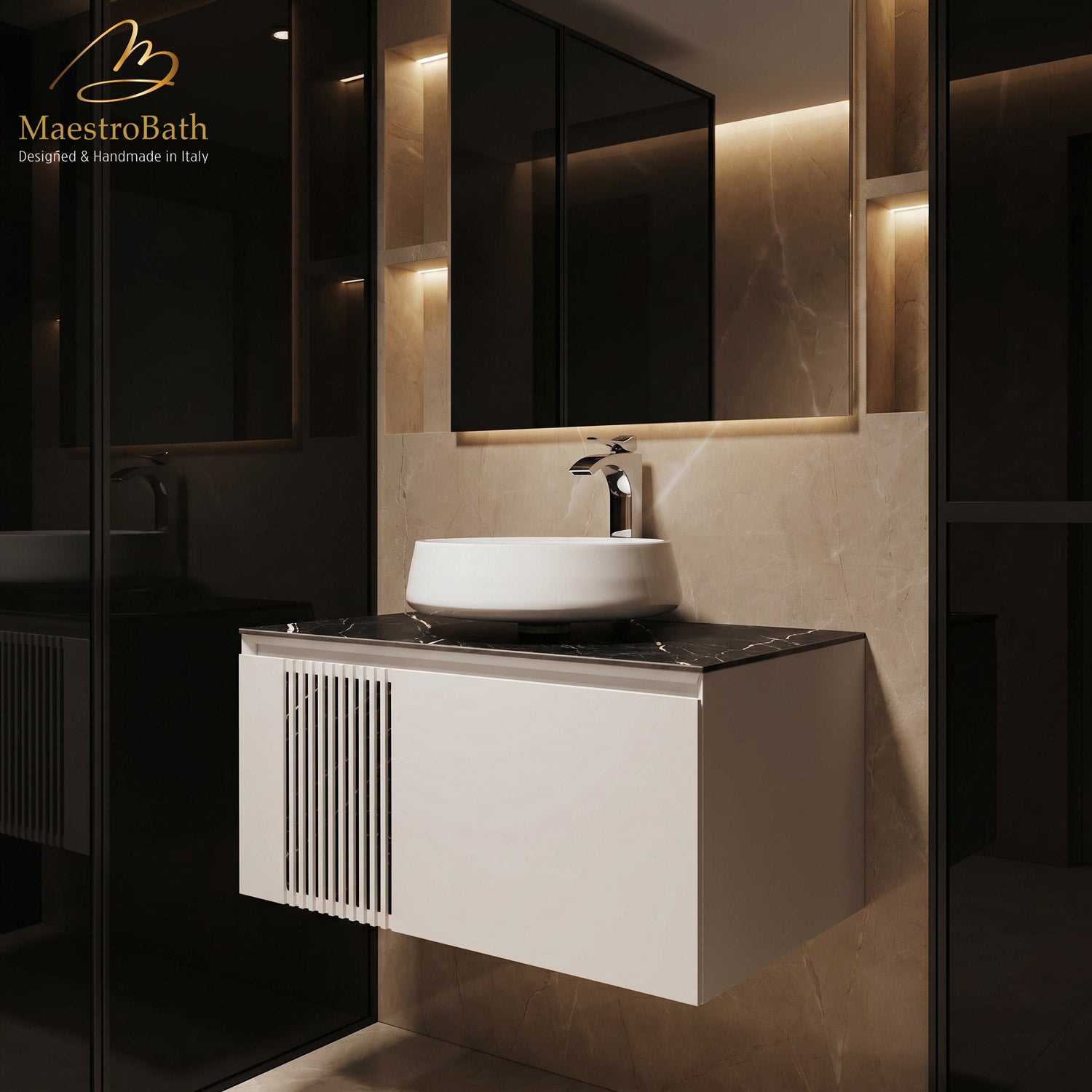 Mantua Bathroom Vanity | White #size_32" #color_white