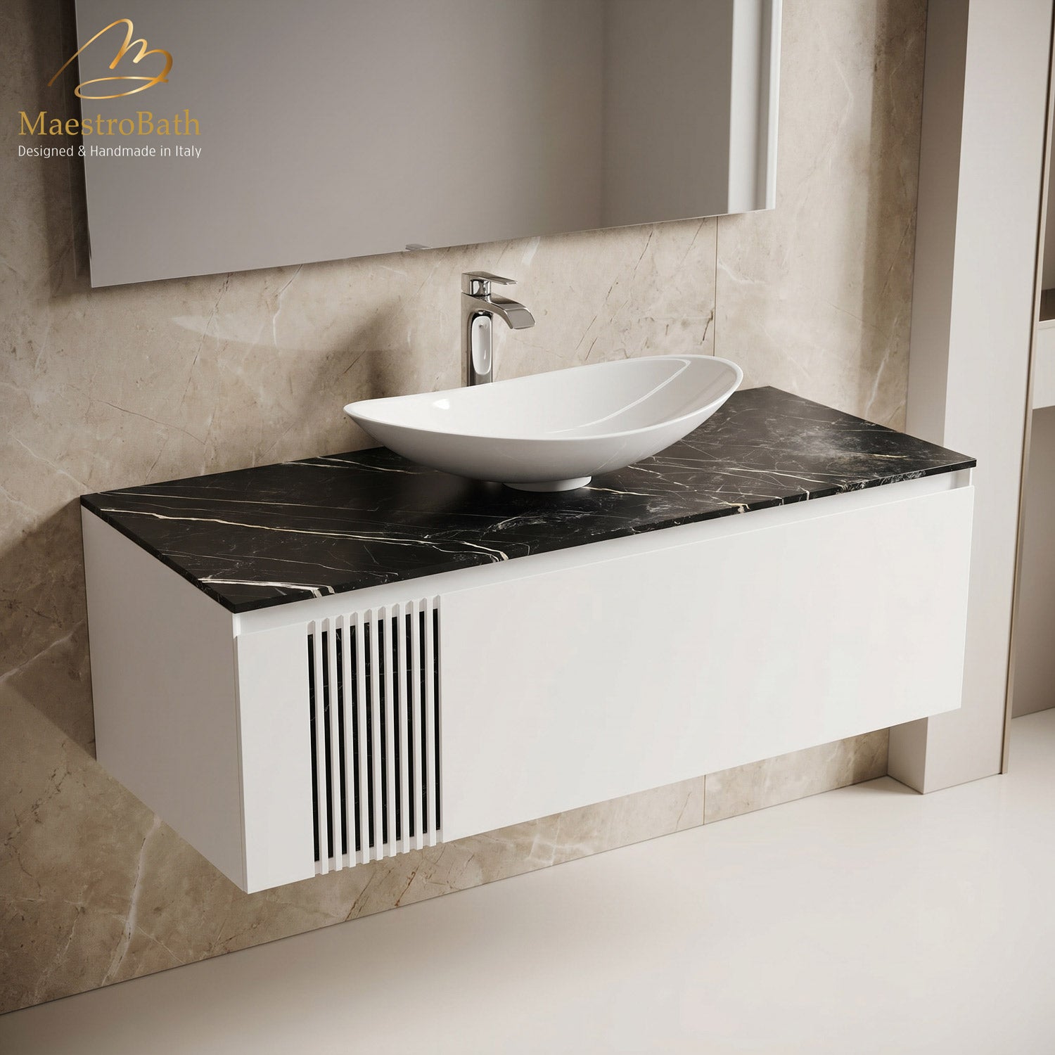 Mantua Bathroom Vanity | White #size_48" #color_white