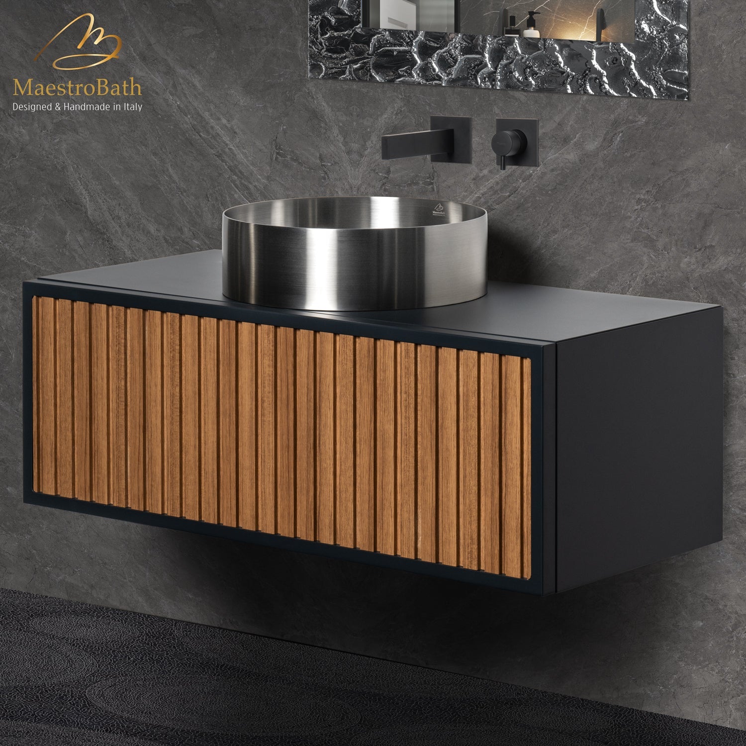 Orient 100 Bathroom Vanity | Anthracite #color_anthracite