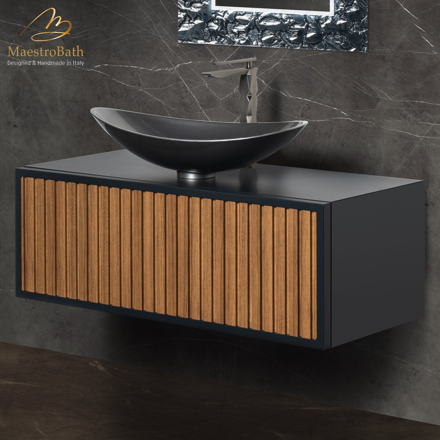 Orient 100 Bathroom Vanity | Anthracite #color_anthracite