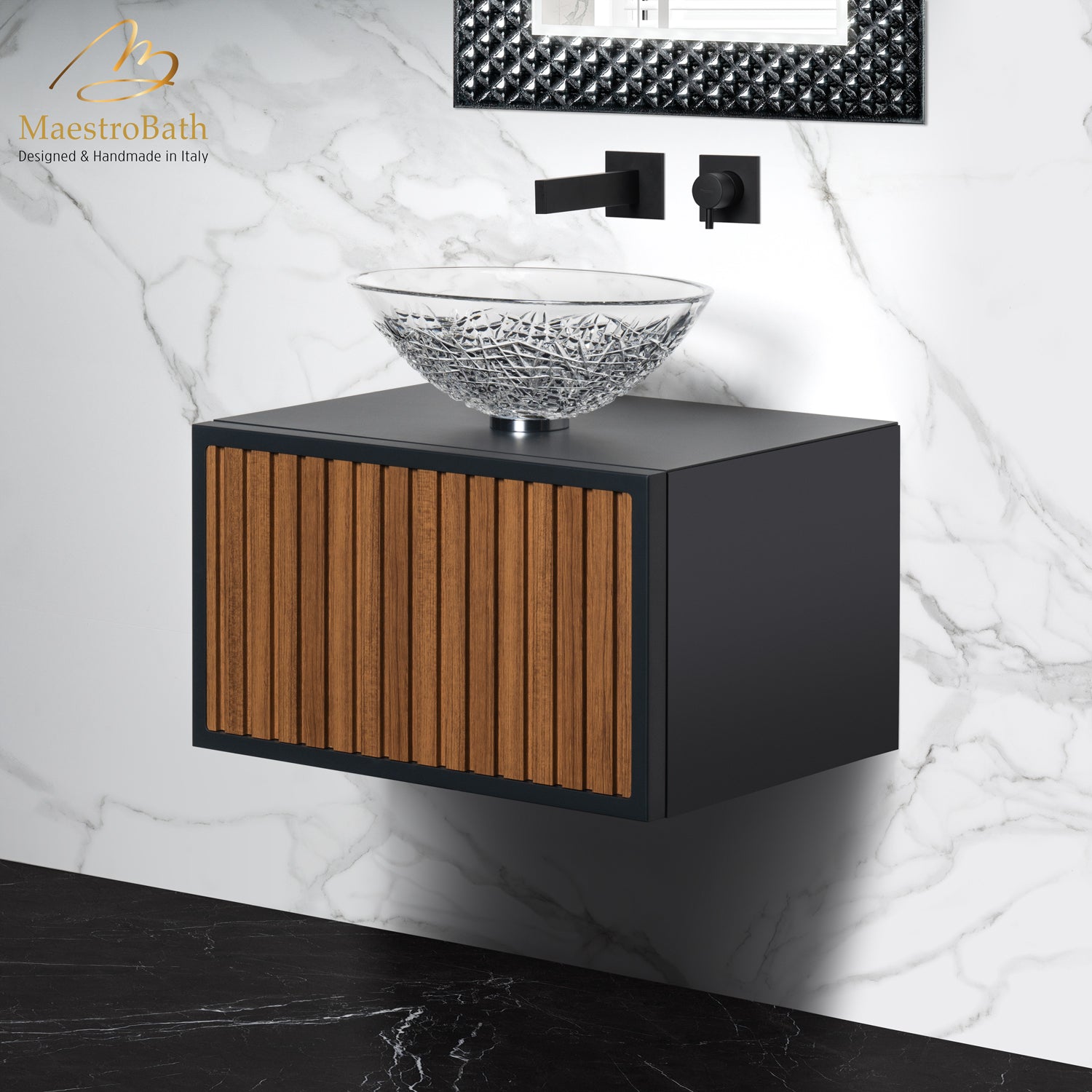 Orient 60 Bathroom Vanity | Anthracite #Size_24"