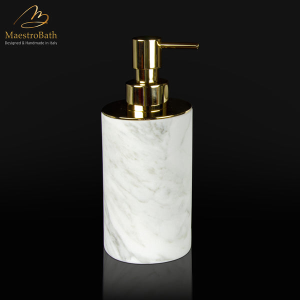 Cosmopolitan Soap Dispenser | White and Gold