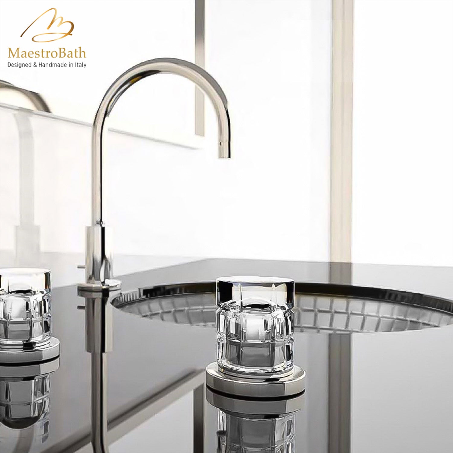 Mosaic Undermount Glass #color_silver