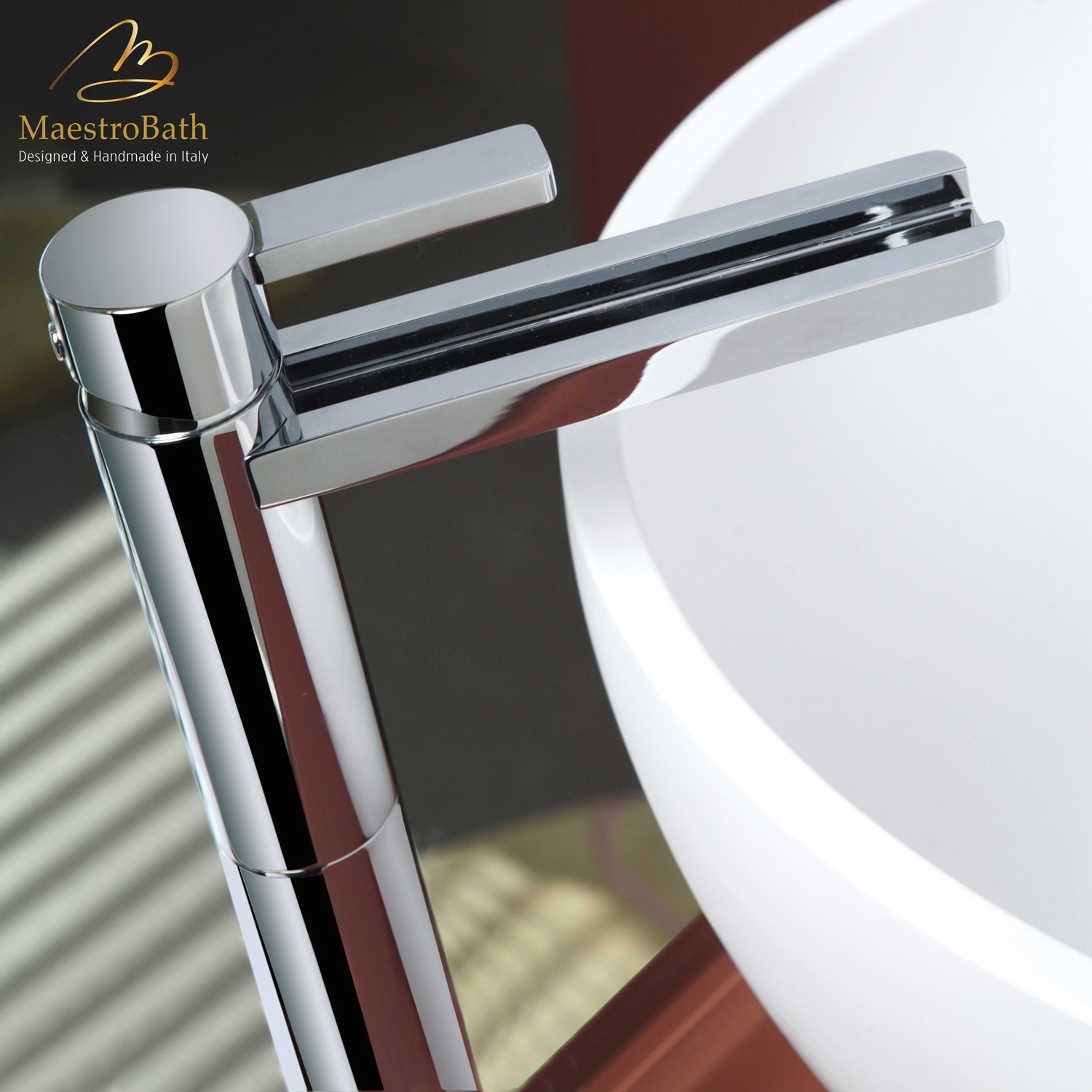 Aqua Polished Chrome Luxury Bathroom Faucet #color_polished chrome