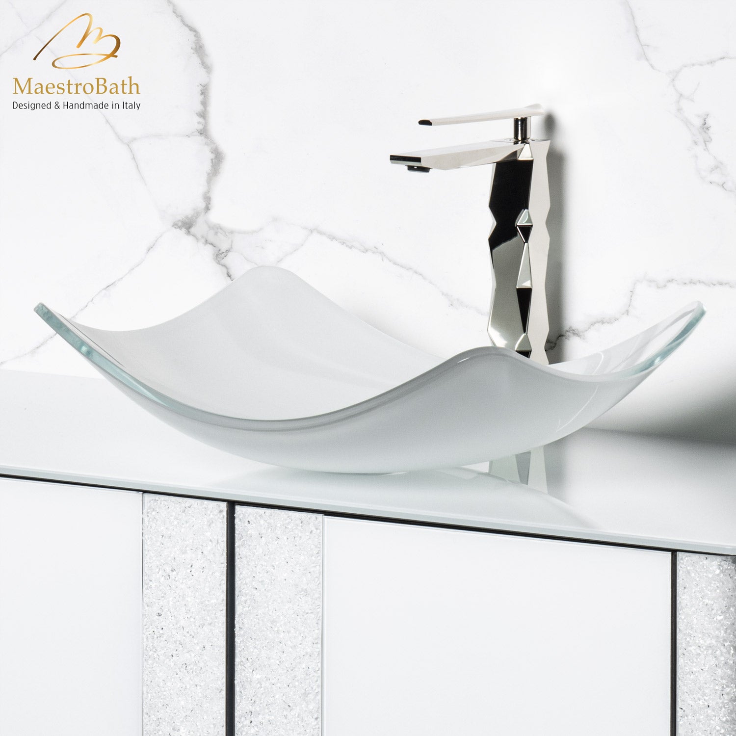 Kara Luxury Vessel Sink | White #color_white