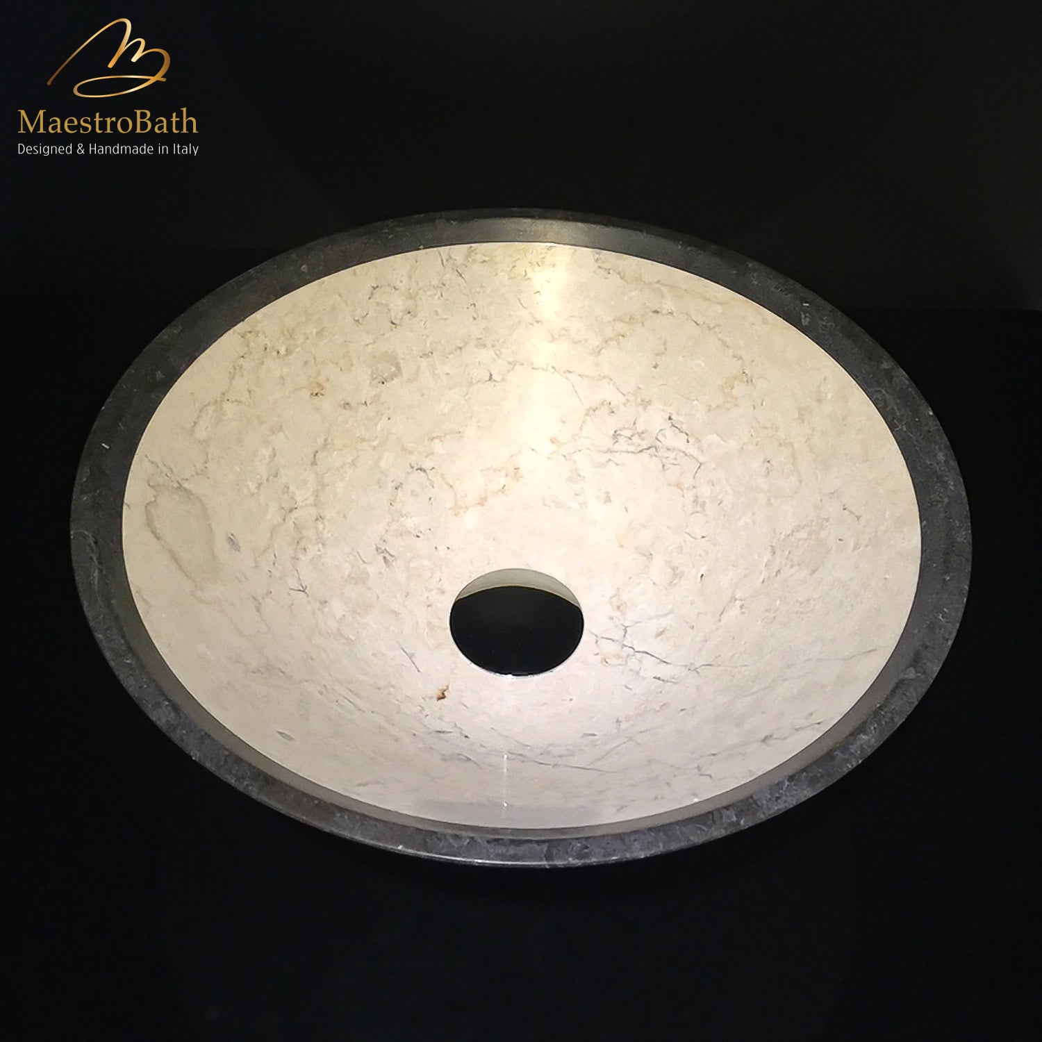 Stone Duotono B Contemporary Natural Stone Sink #color_beige