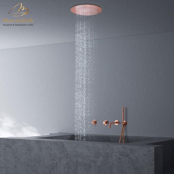 Red Moon Complete Shower Set | Copper