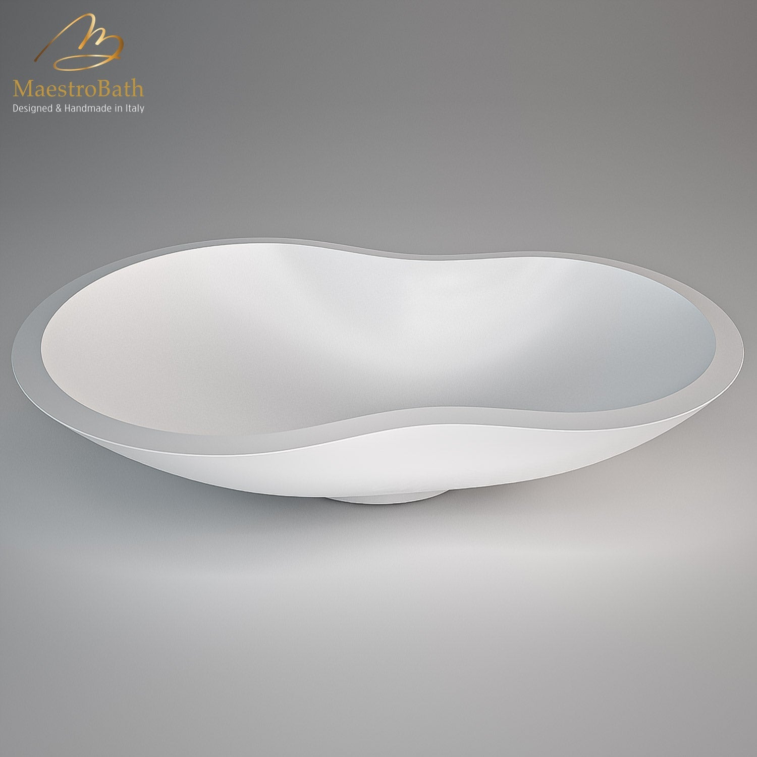 Teknoform Zelig White Luxury Vessel Sink