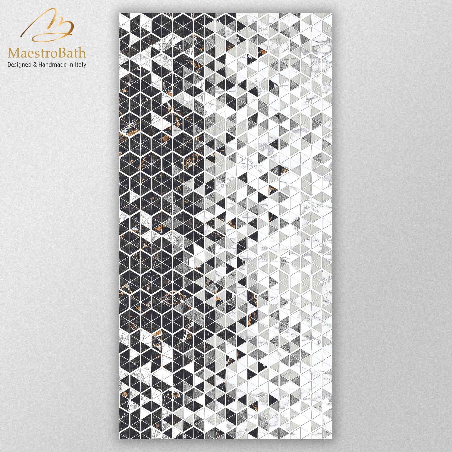 Diamond Luxury Tile | Black and White