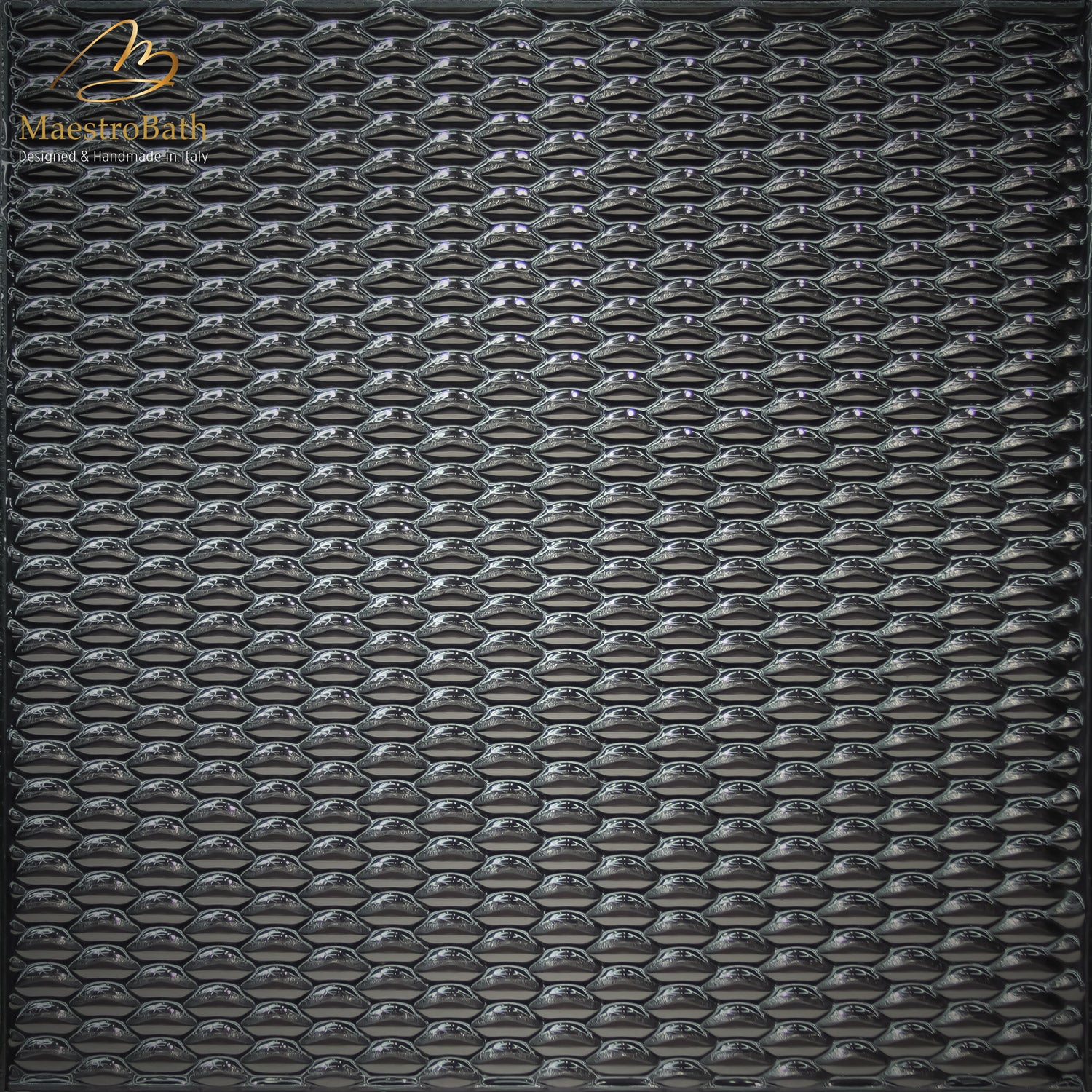 Lucent Luxury Tile | Grey-smoker Silver