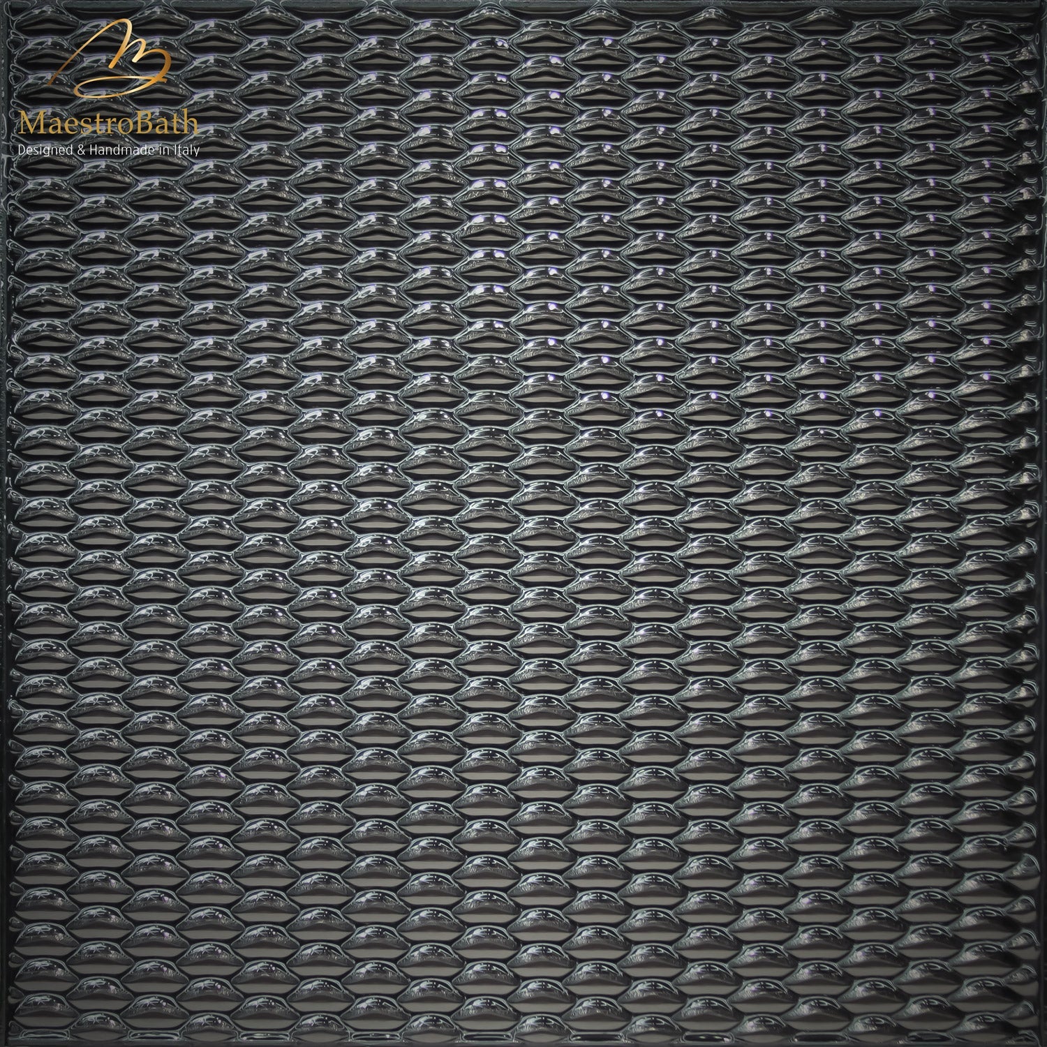 Lucent Luxury Tile | Grey-smoker Silver