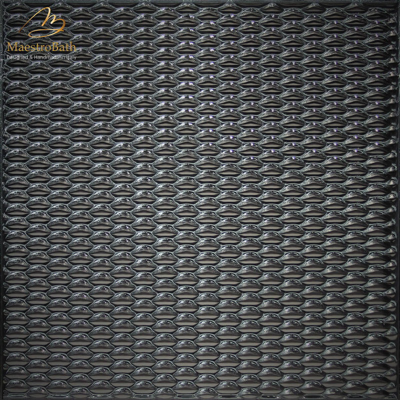 Lucent Luxury Tile | Grey-smoker Silver