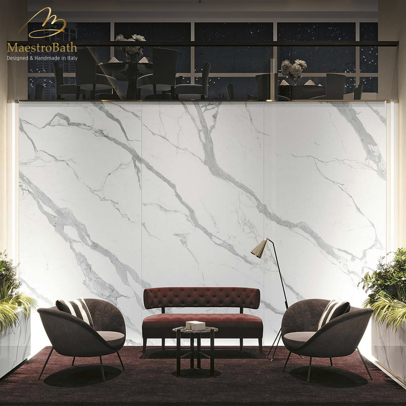 Statuario Luxury Tile | White