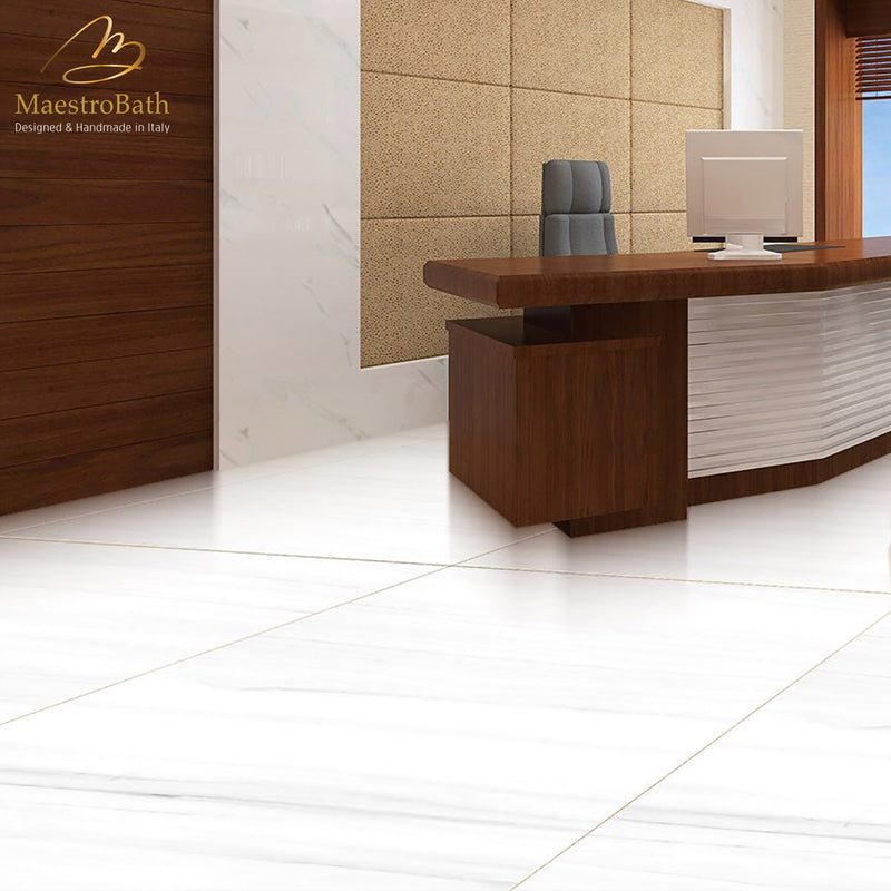 Nova Luxury Tile | White