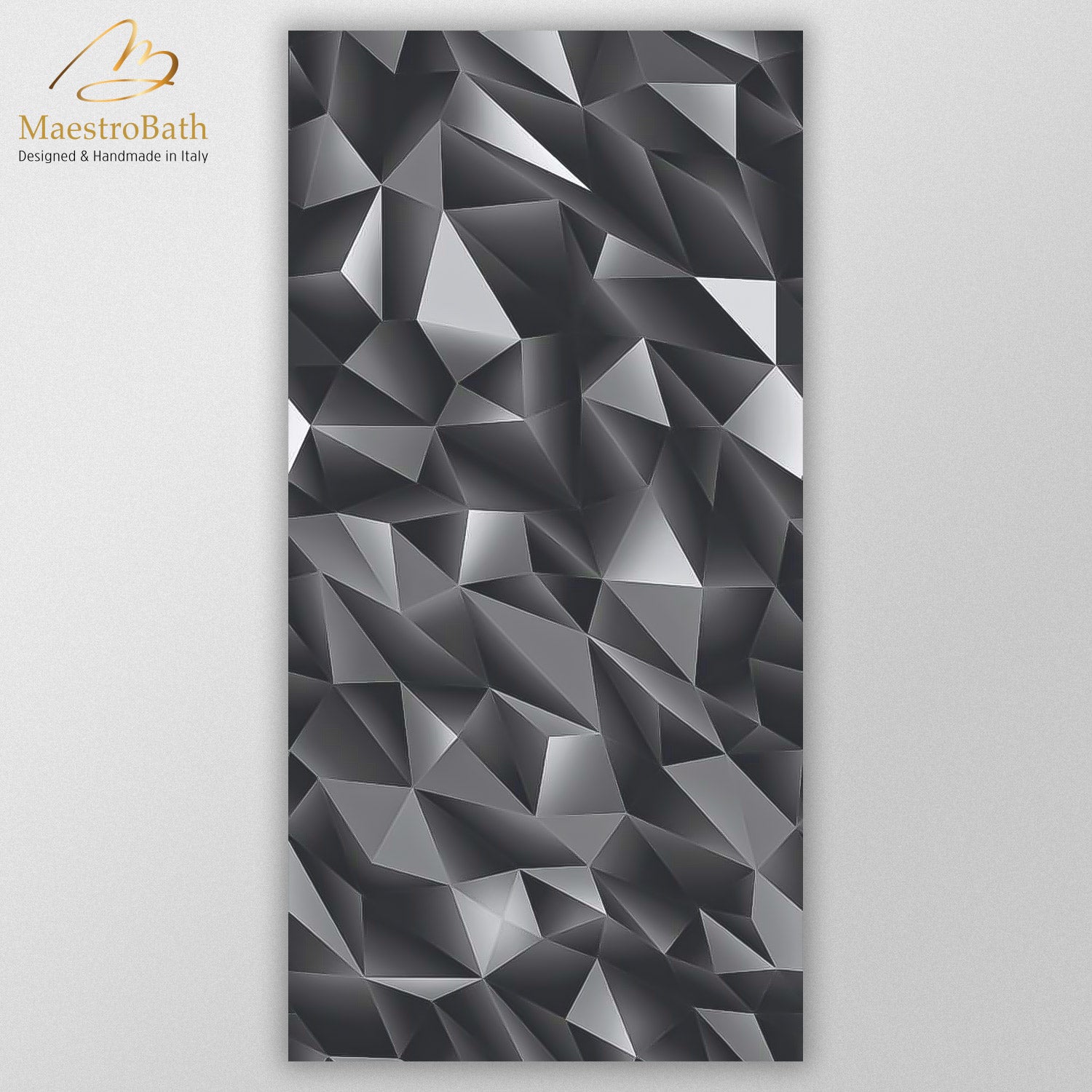Polygon Luxury Tile | Black