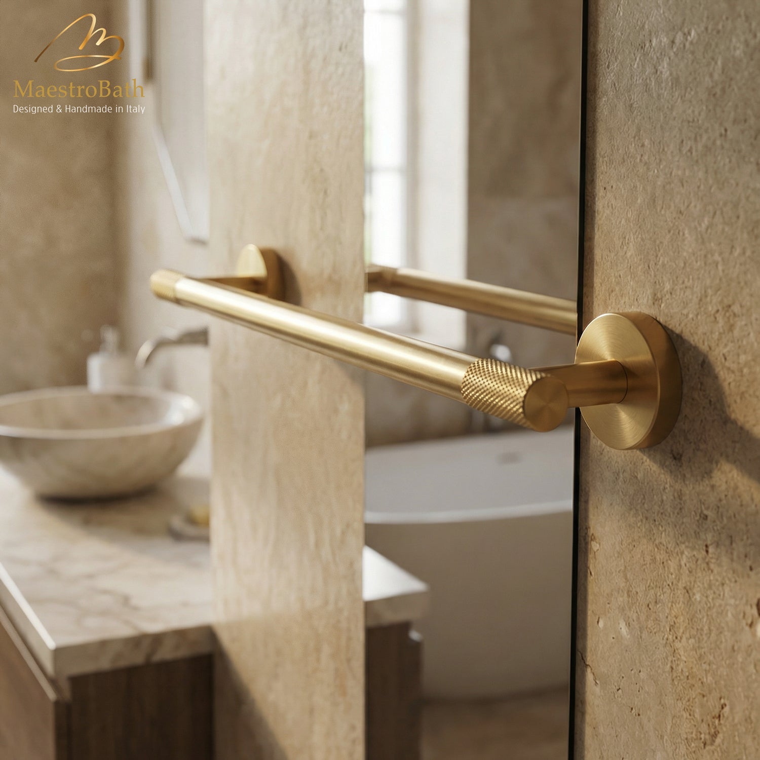 Forward 24” Towel Bar #color_brushed gold