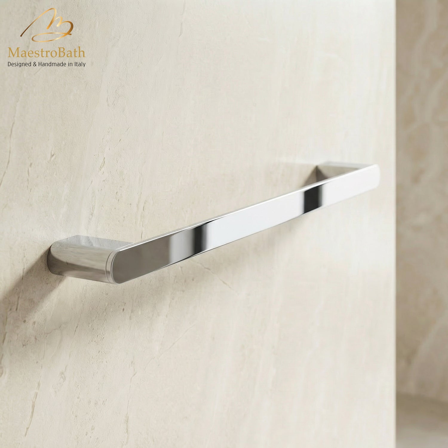 Linear 24” Towel Bar #color_polished chrome