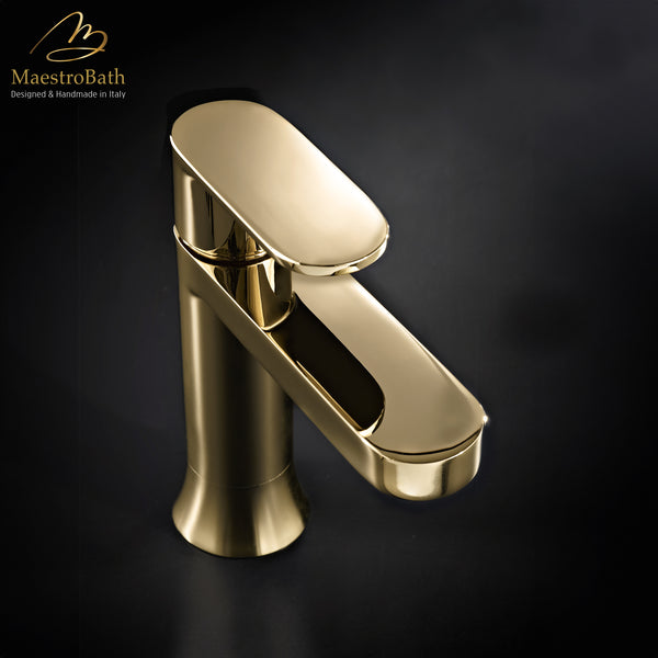 Chik Modern Bathroom Faucet #color_polished gold