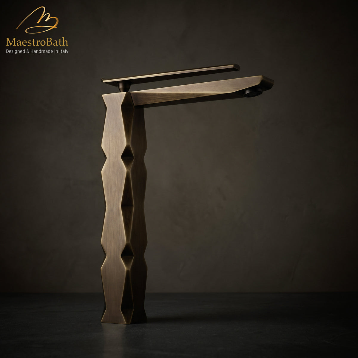 Ikon Tobacco Luxury Vessel Sink Faucet #color_Tobacco
