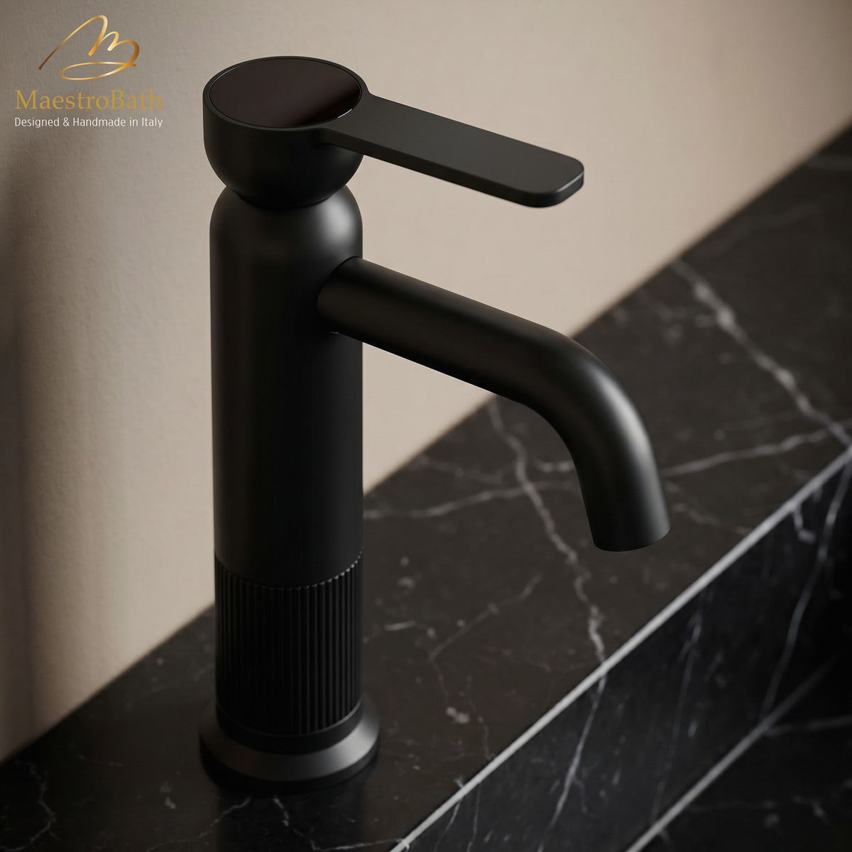 Rigato Luxury Low Bathroom Faucet, Lead-Free Brass luxury from MaestroBath