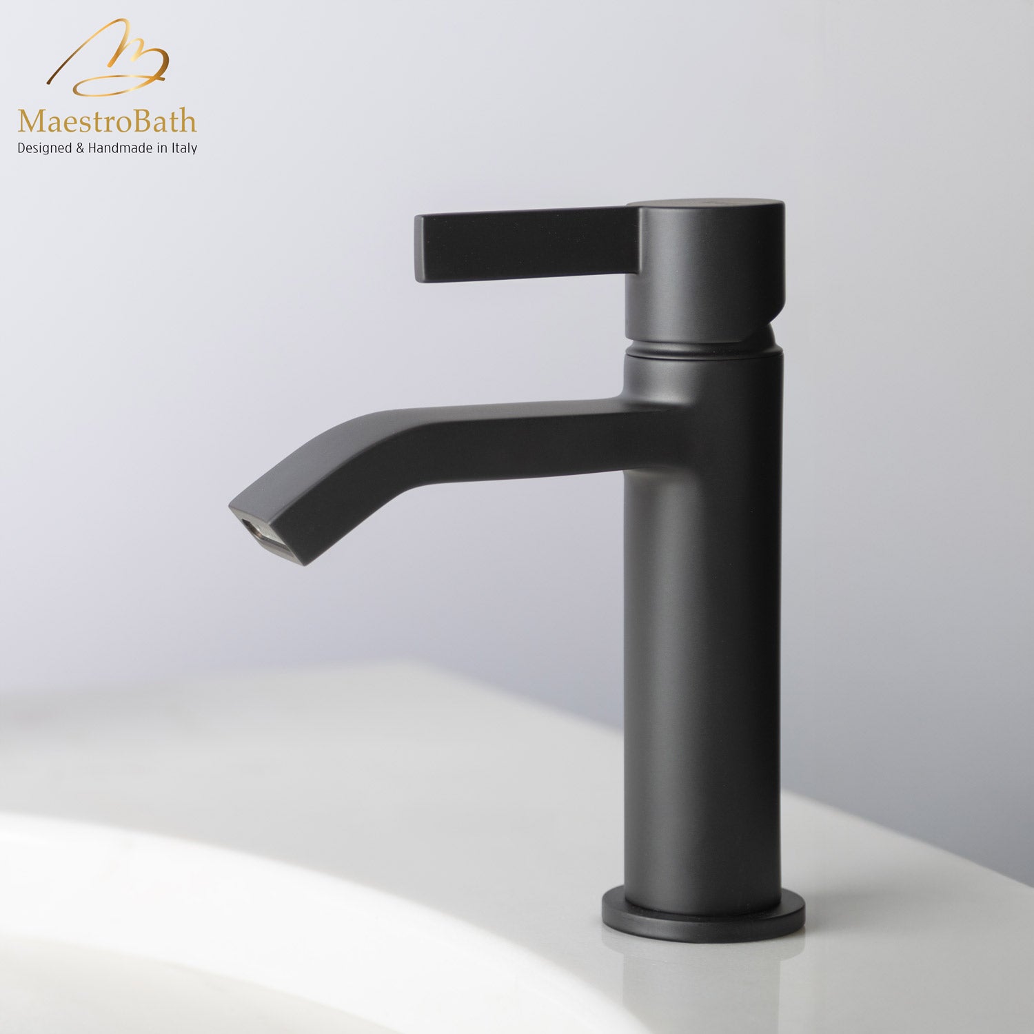 Single Lever Basin Mixer Faucet #color_Black