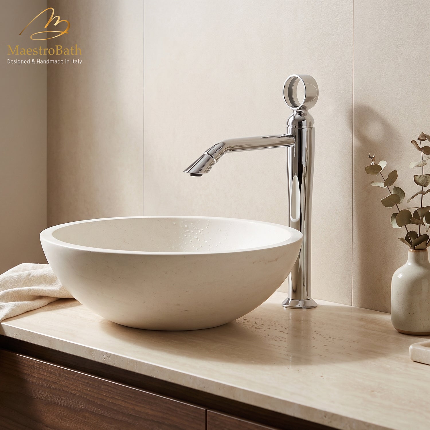 Luxury Italian Bathroom Sink Faucet #color_polished chrome