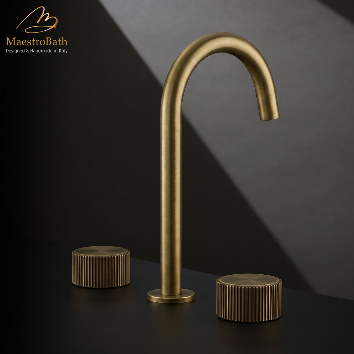 Preziosa Luxury 3-hole Bathroom Faucet #color_Tobacco