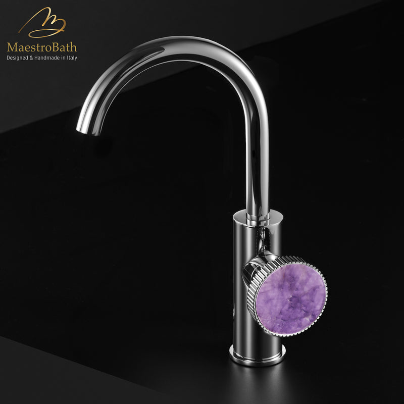 Preziosa Luxury Bathroom Faucet | Polished Chrome