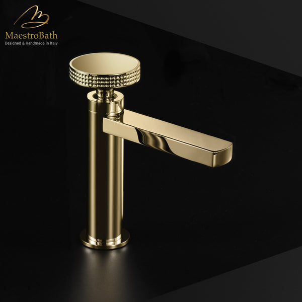 Preziosa Luxury Bathroom Faucet | Polished Gold #color_polished gold